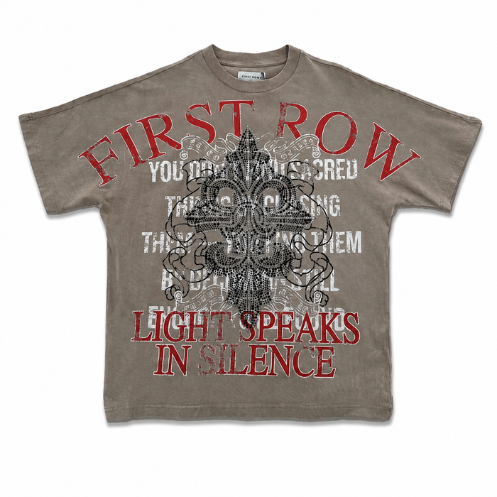 First Row Light Speaks in Silence Tee — Wholesale 6-Pack