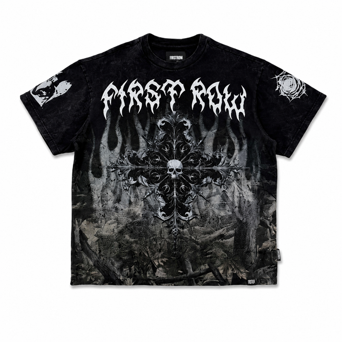 First Row Shadow Worship Gothic Cross Tee — Wholesale 6-Pack