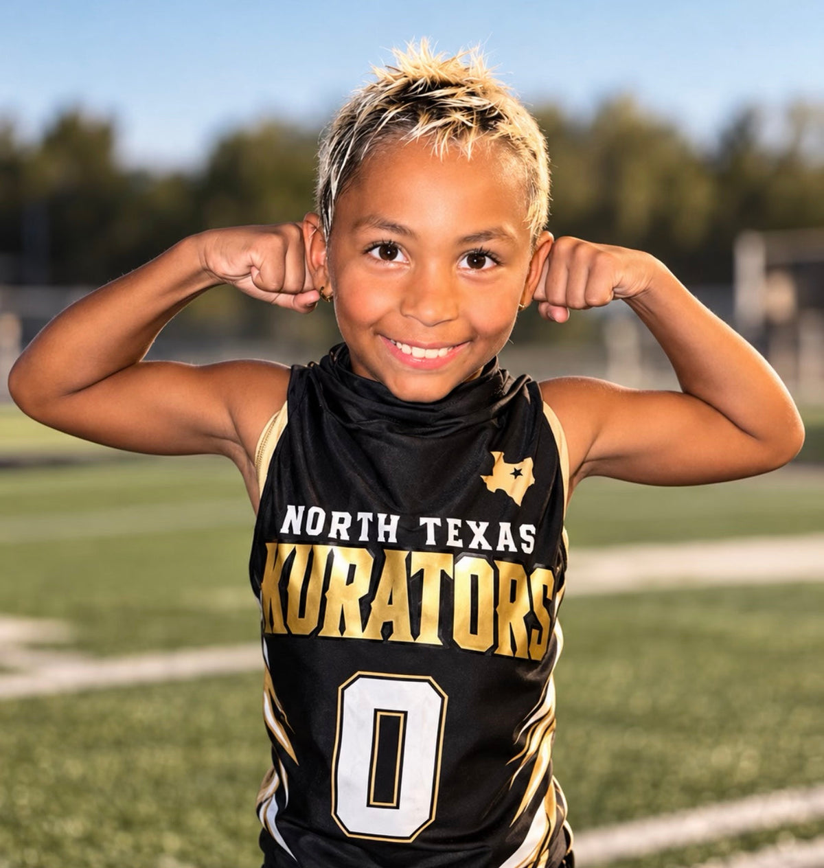 Zayden Hall, North Texas Kurators player number 0