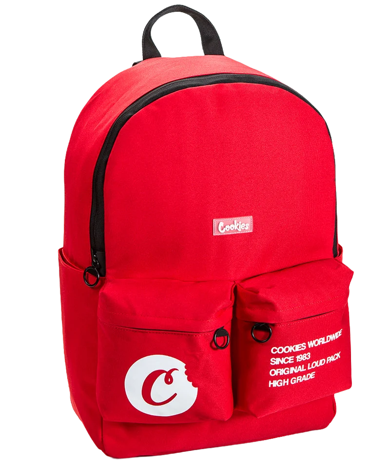 COOKIES SMELL PROOF BACKPACK RED - ORION