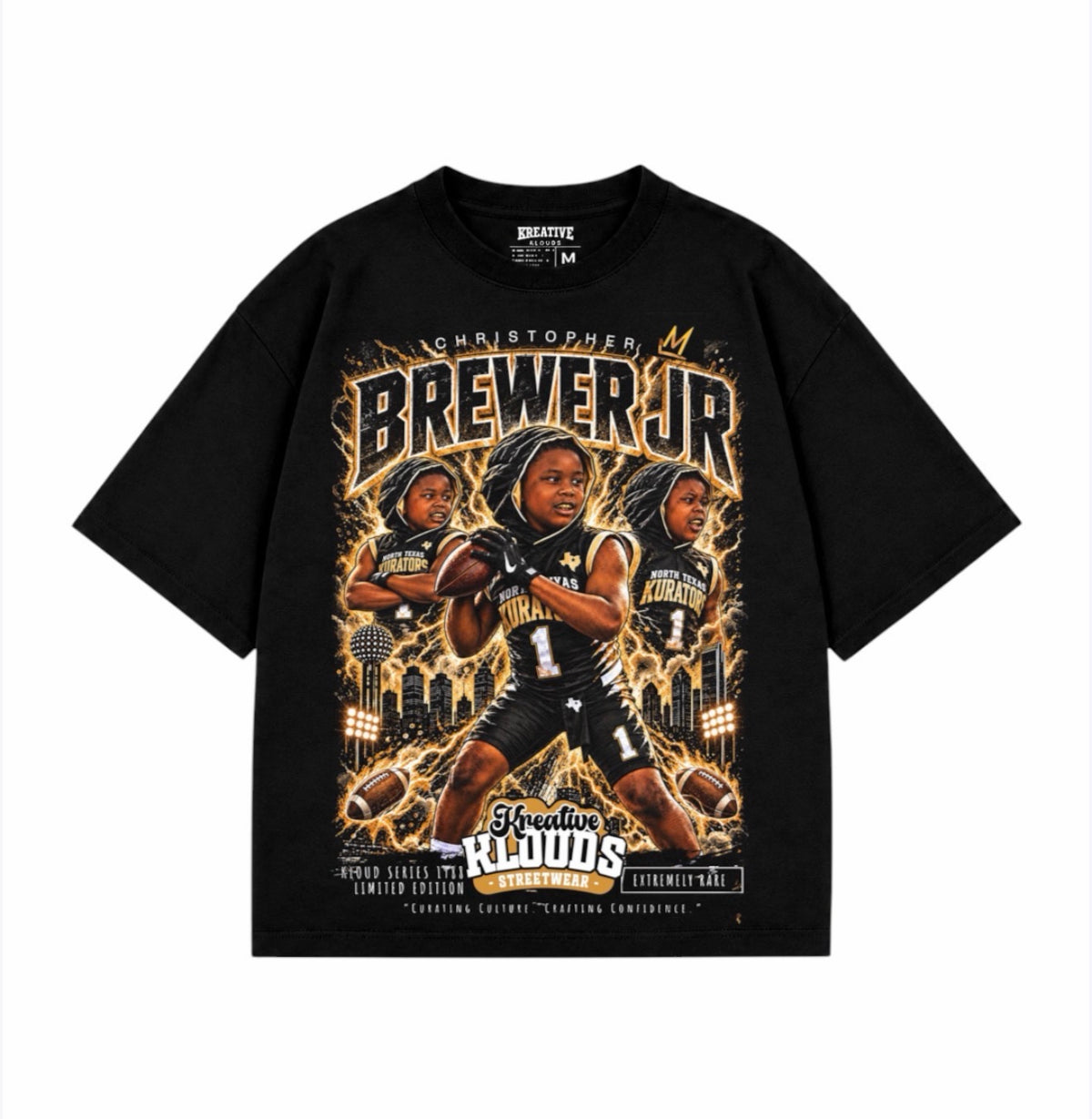 Christopher Brewer Jr #1 Player Edition Heavyweight S/S