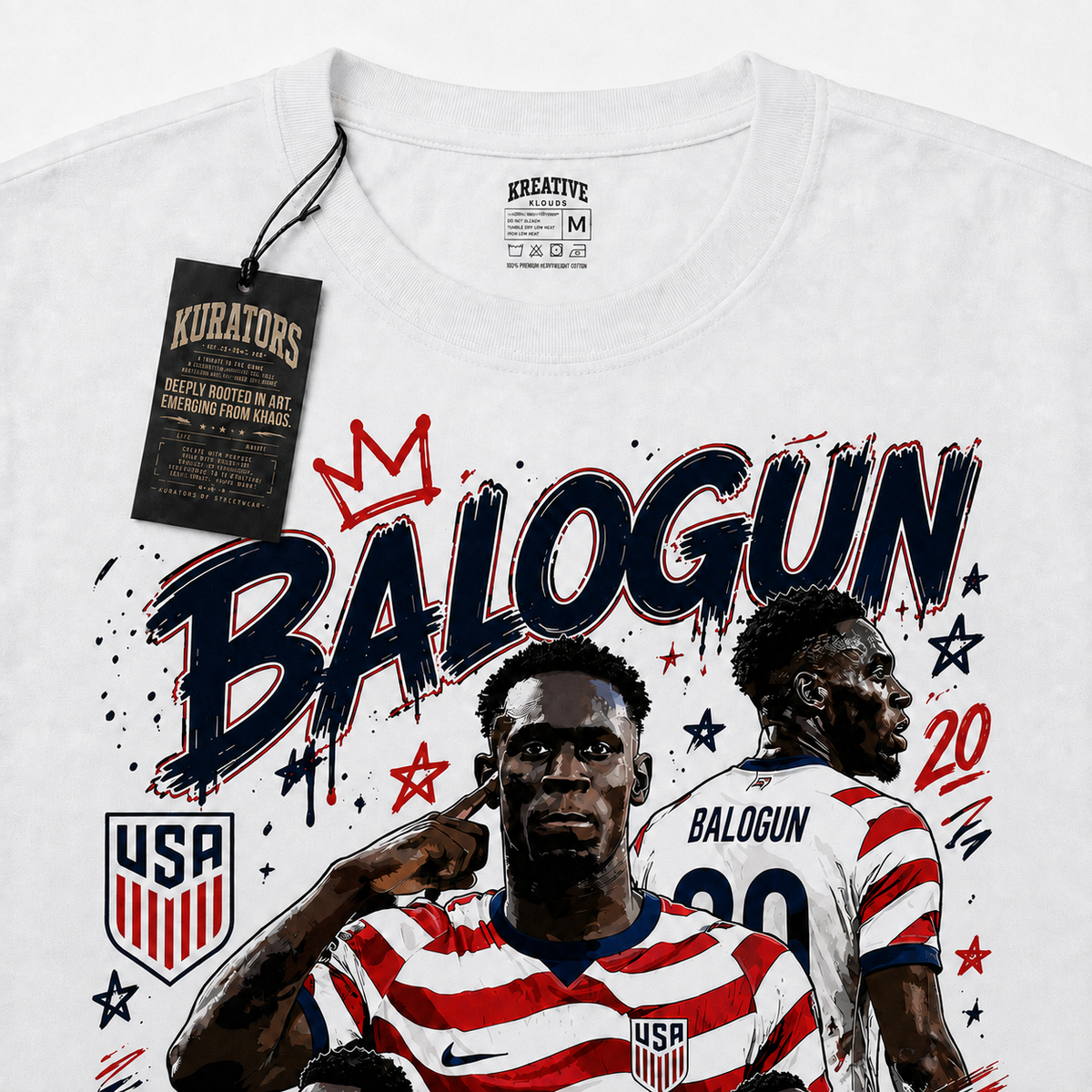 Balogun heavyweight oversized graphic tee, alternate view
