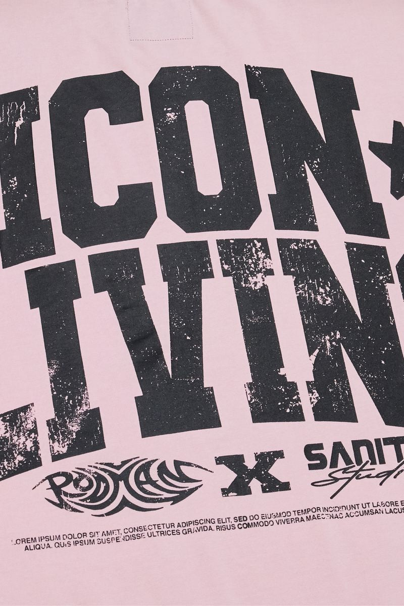 Sanity Icon Living Sleeveless Tee - Black