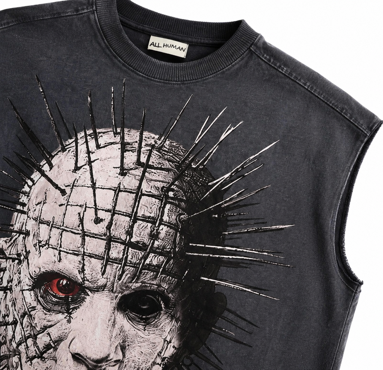 ALL HUMAN 'CIRCLES' SLEEVELESS TEE
