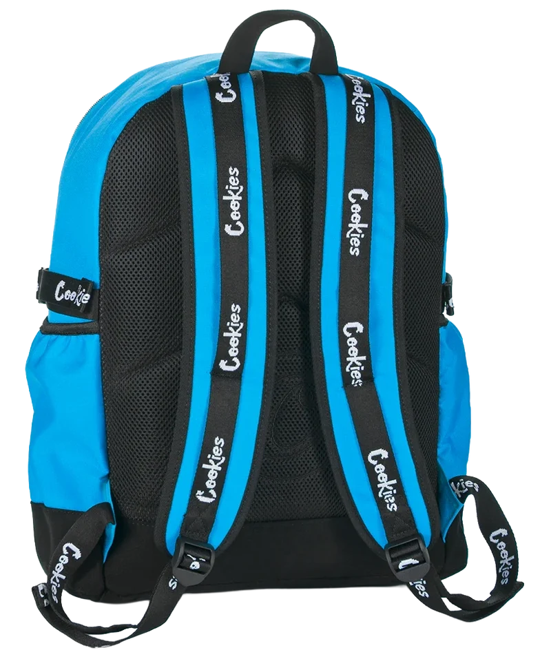 COOKIES SATIN SMELL PROOF BACKPACK COOKIES BLUE - LUXE