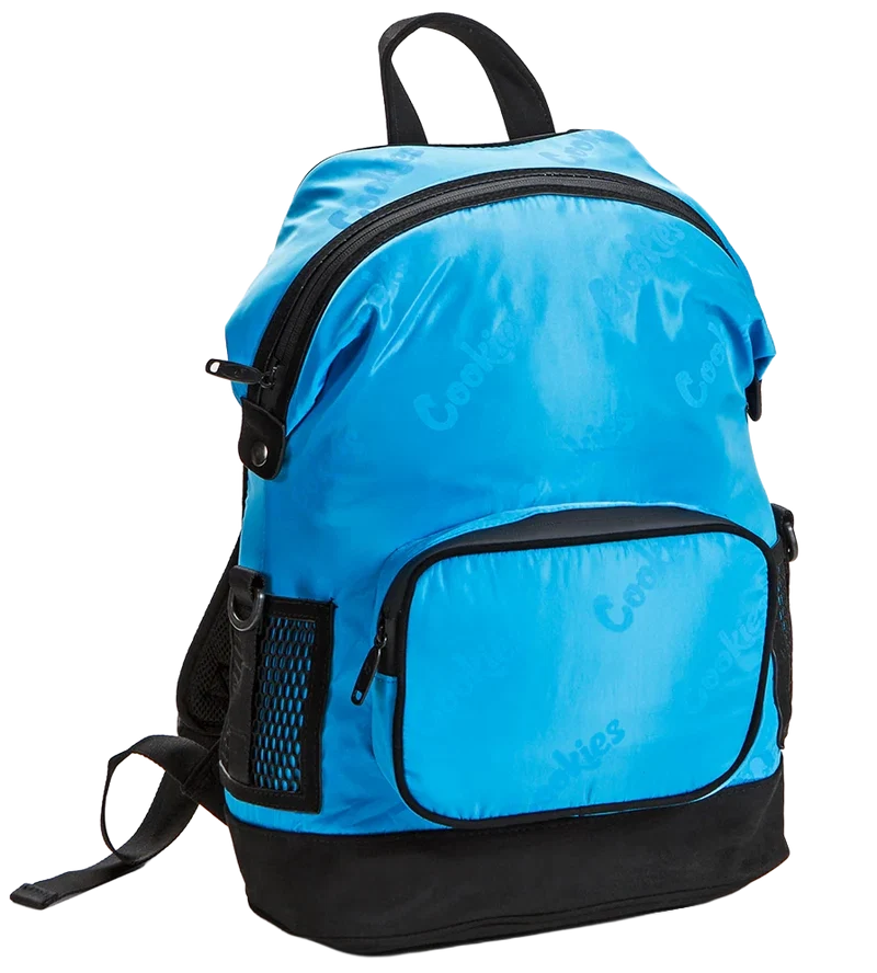 COOKIES SATIN SMELL PROOF BACKPACK COOKIES BLUE - LUXE