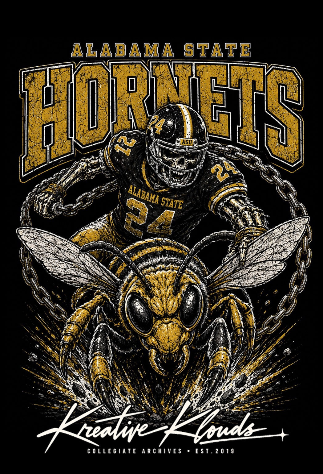 Alabama State Hornets Collegiate Archives graphic