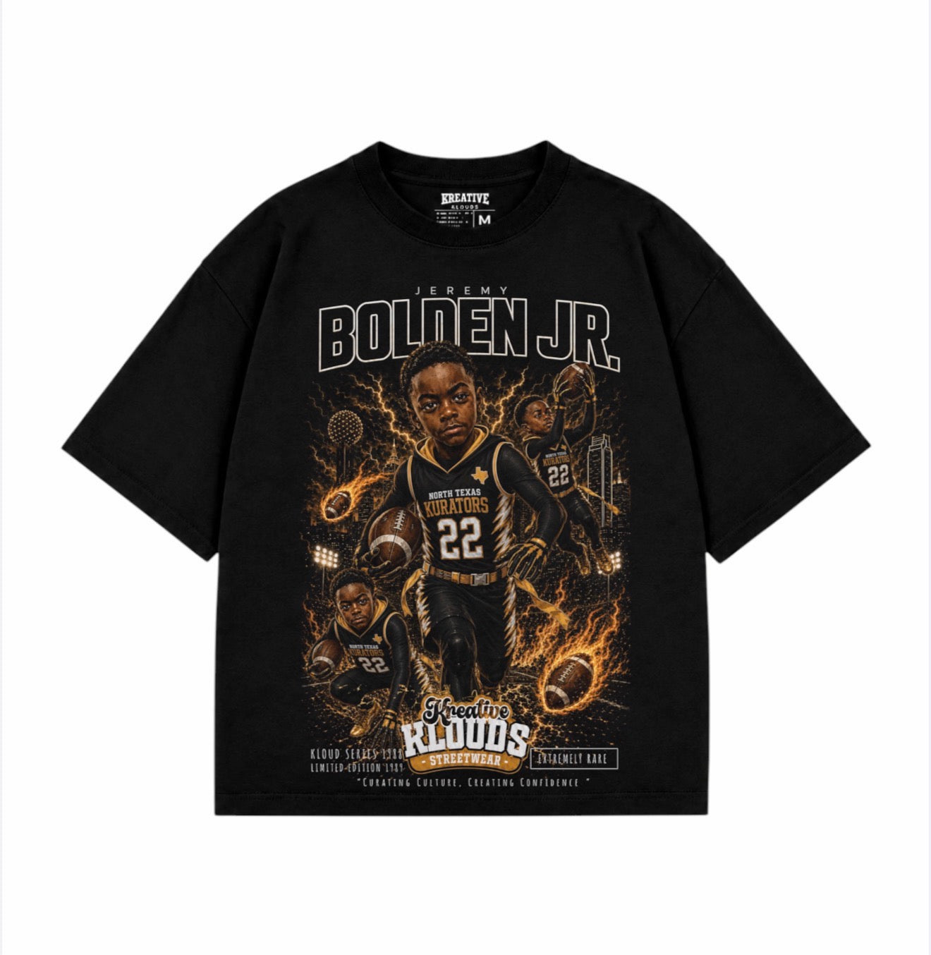 Jeremy Bolden Jr North Texas Kurators Player Edition Tee - Black