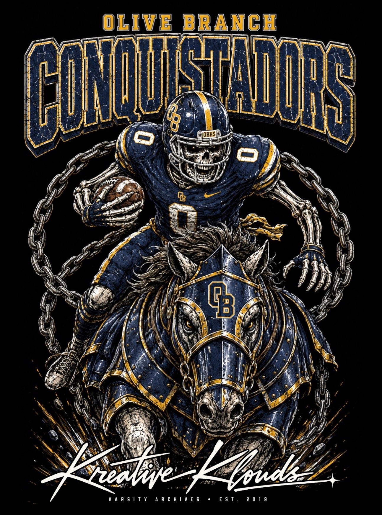 Olive Branch Conquistadors Varsity Archives graphic