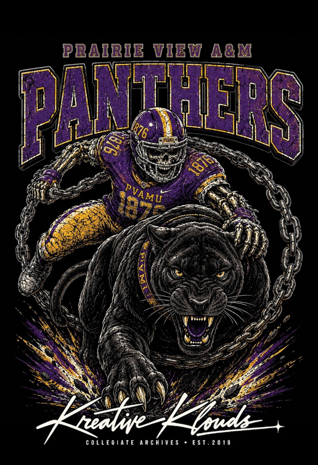 Prairie View A&M Panthers Collegiate Archives graphic