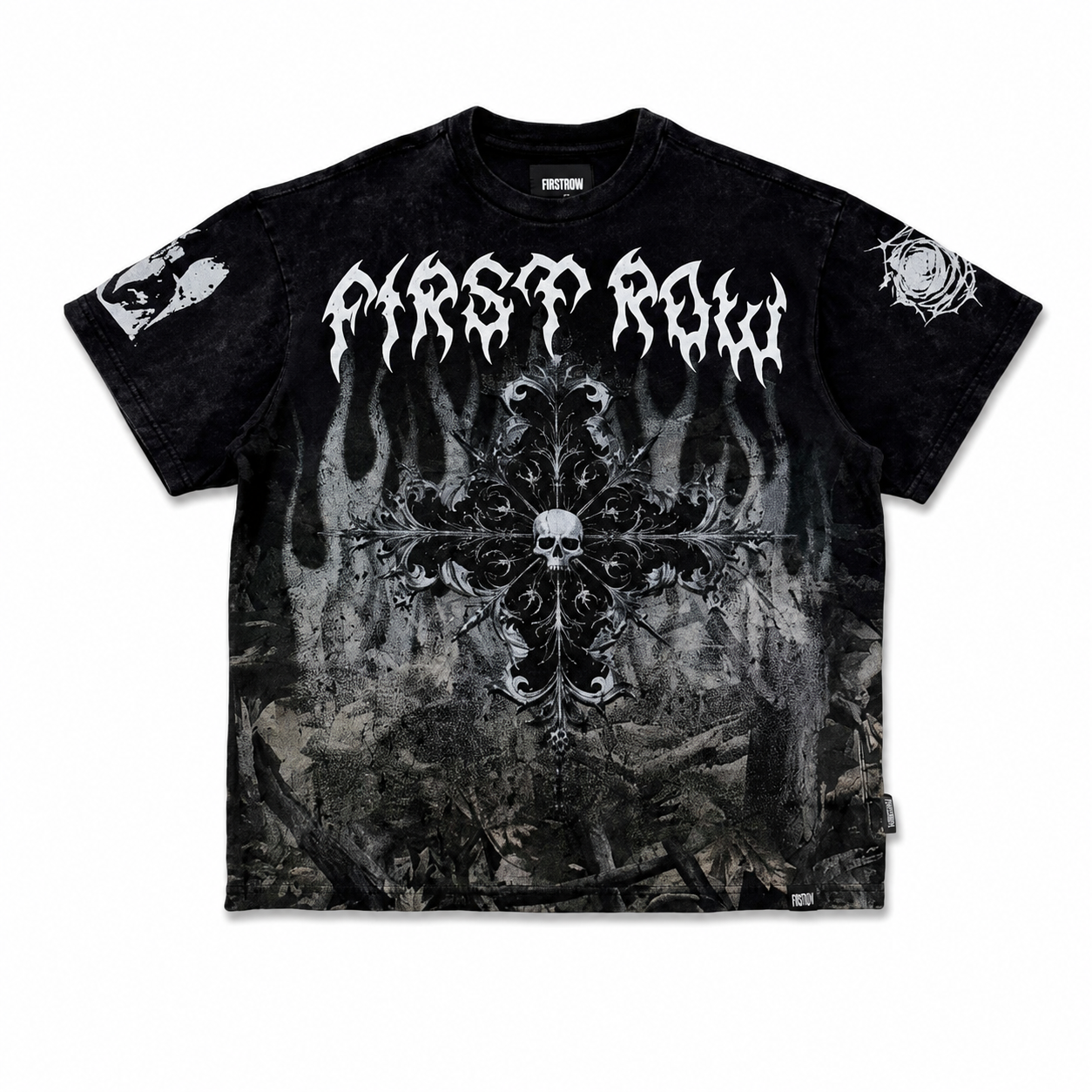 First Row Shadow Worship Gothic Cross Tee — Wholesale 6-Pack