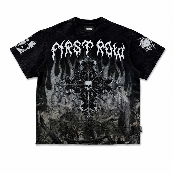 First Row Shadow Worship Gothic Cross Tee — Wholesale 6-Pack