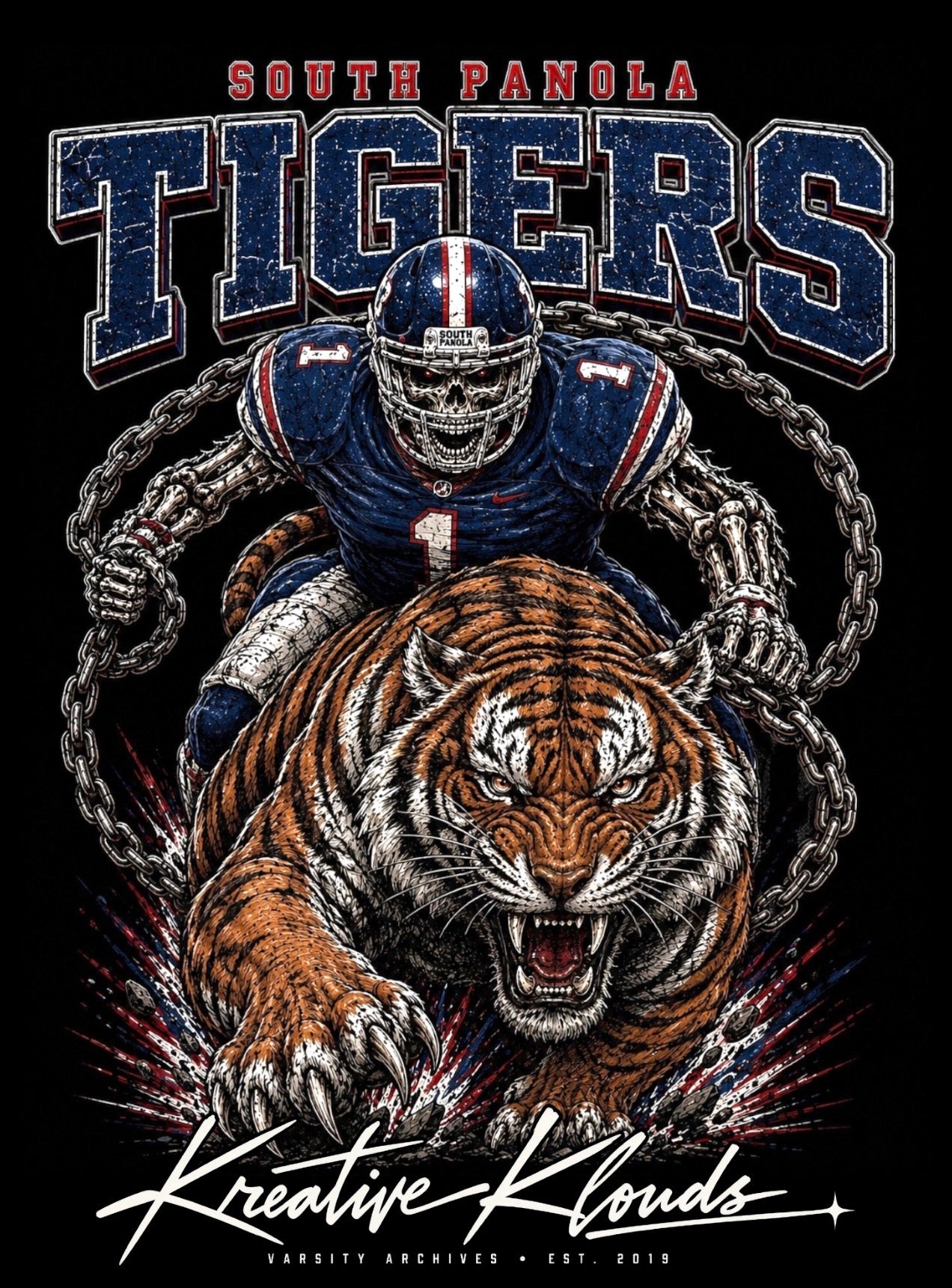 South Panola Tigers Varsity Archives graphic